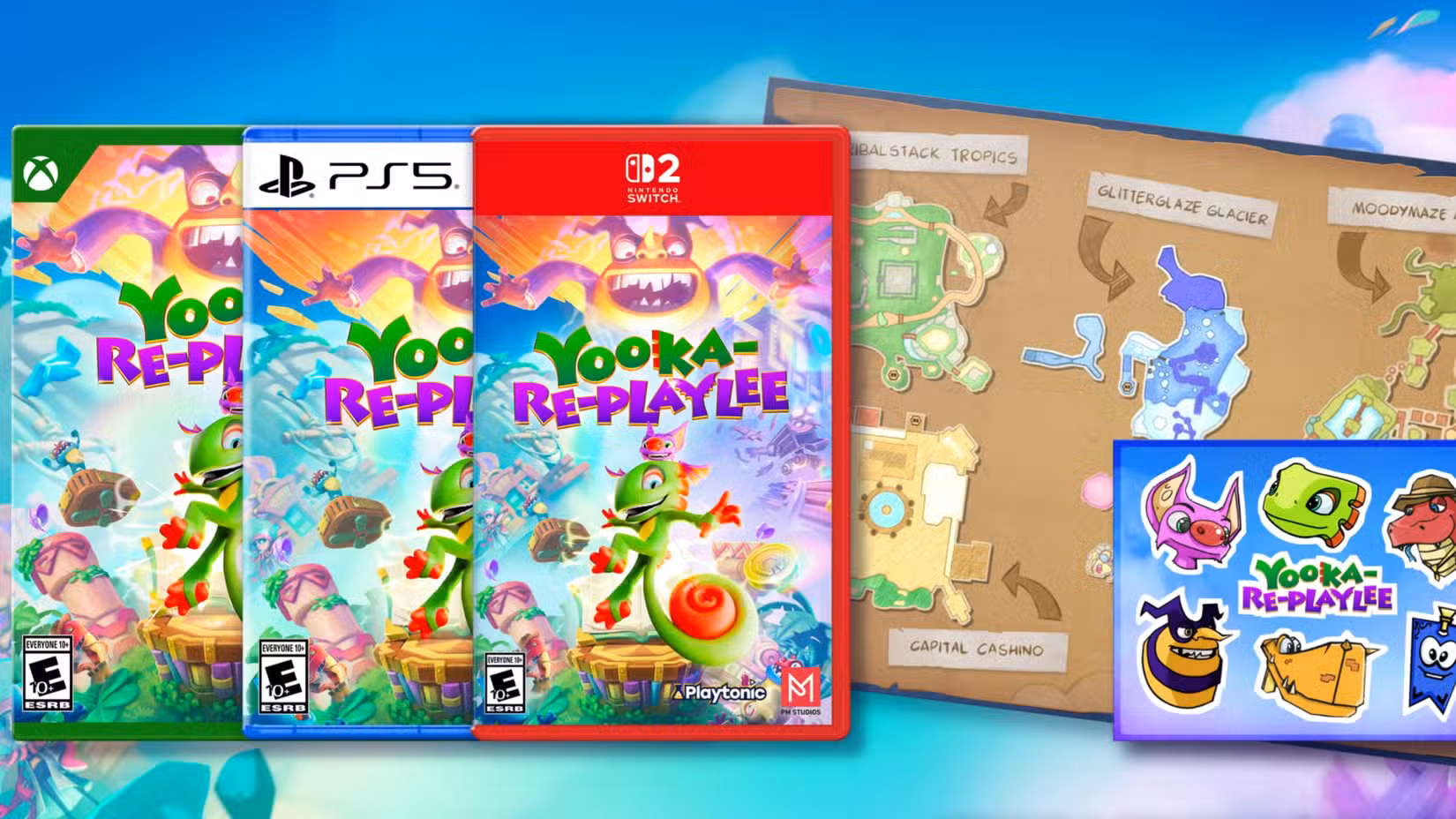 cópias físicas de yooka-replaylee.