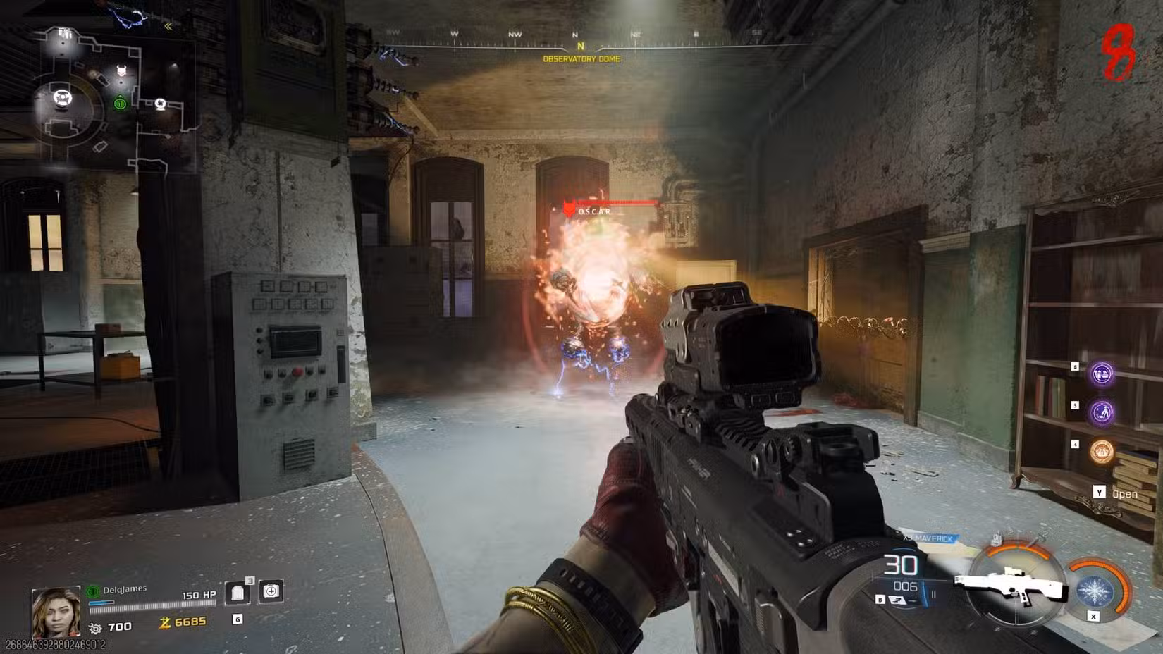 Oscar em Black Ops 7.