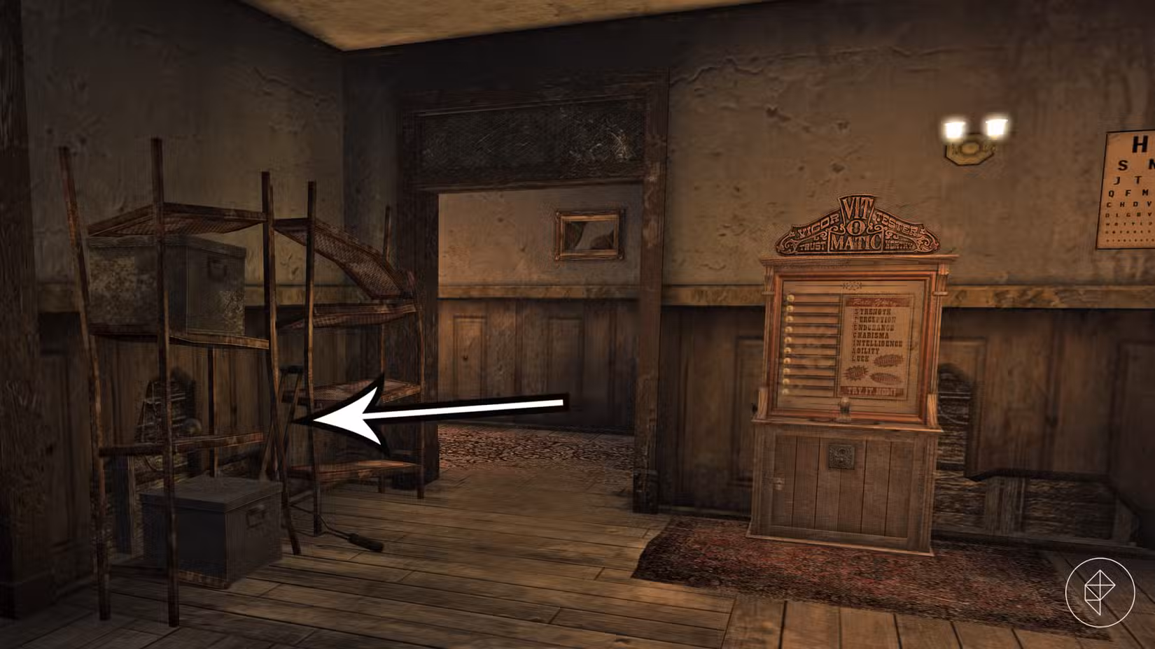   Saque grátis na casa de Doc Mitchell em Fallout: New Vegas.