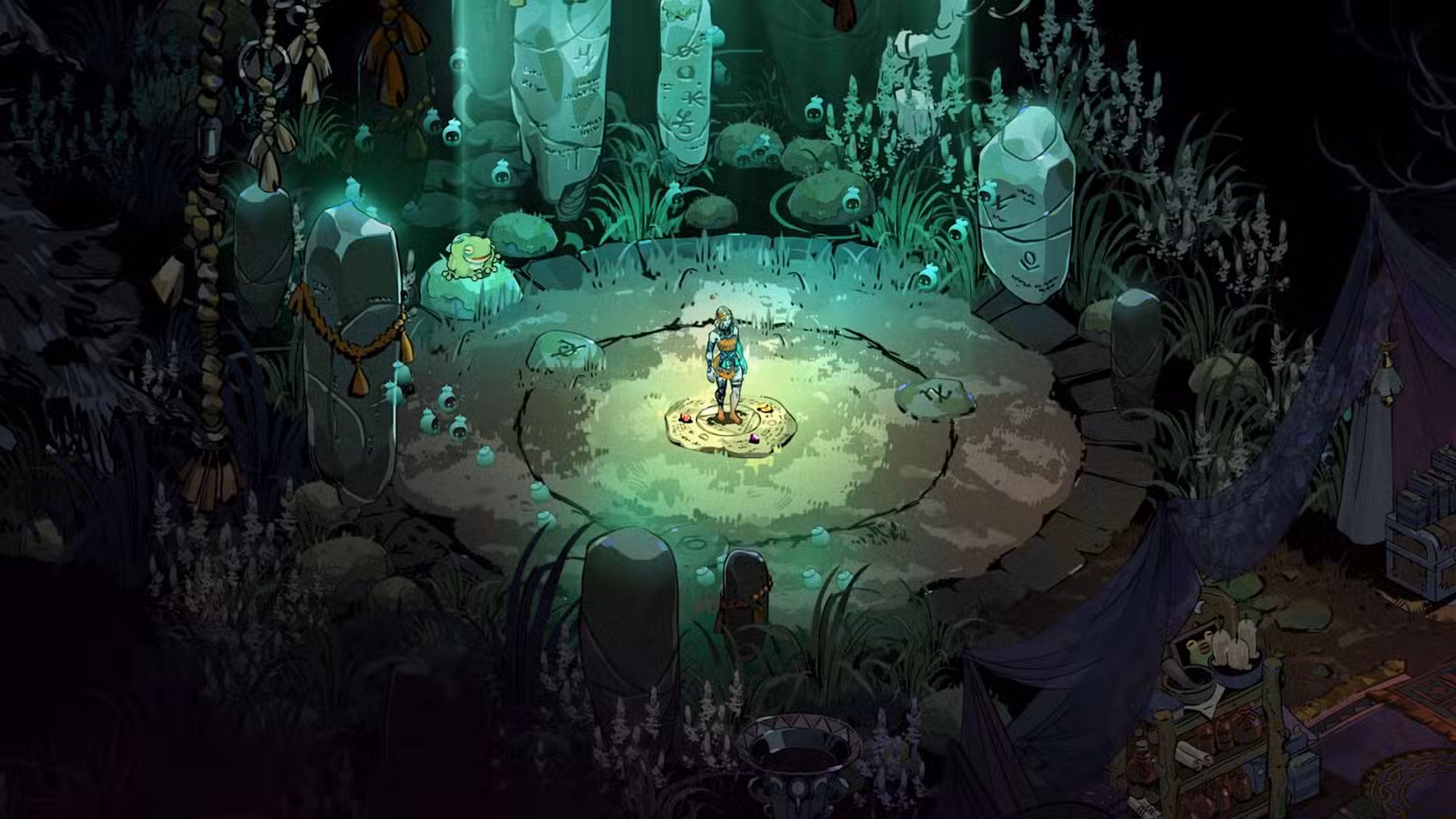 Melinoe está no centro da encruzilhada em Hades 2