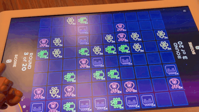 Mãos à obra Cosmic Crush para tabuleiro