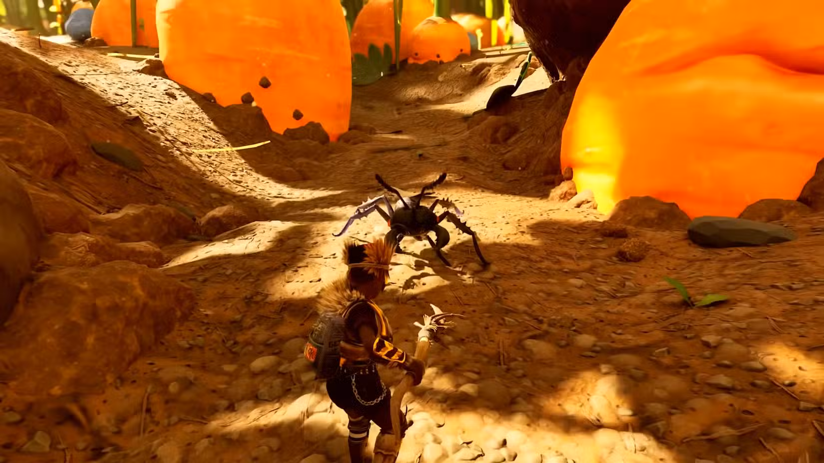 Uma formiga soldado negra em Grounded 2