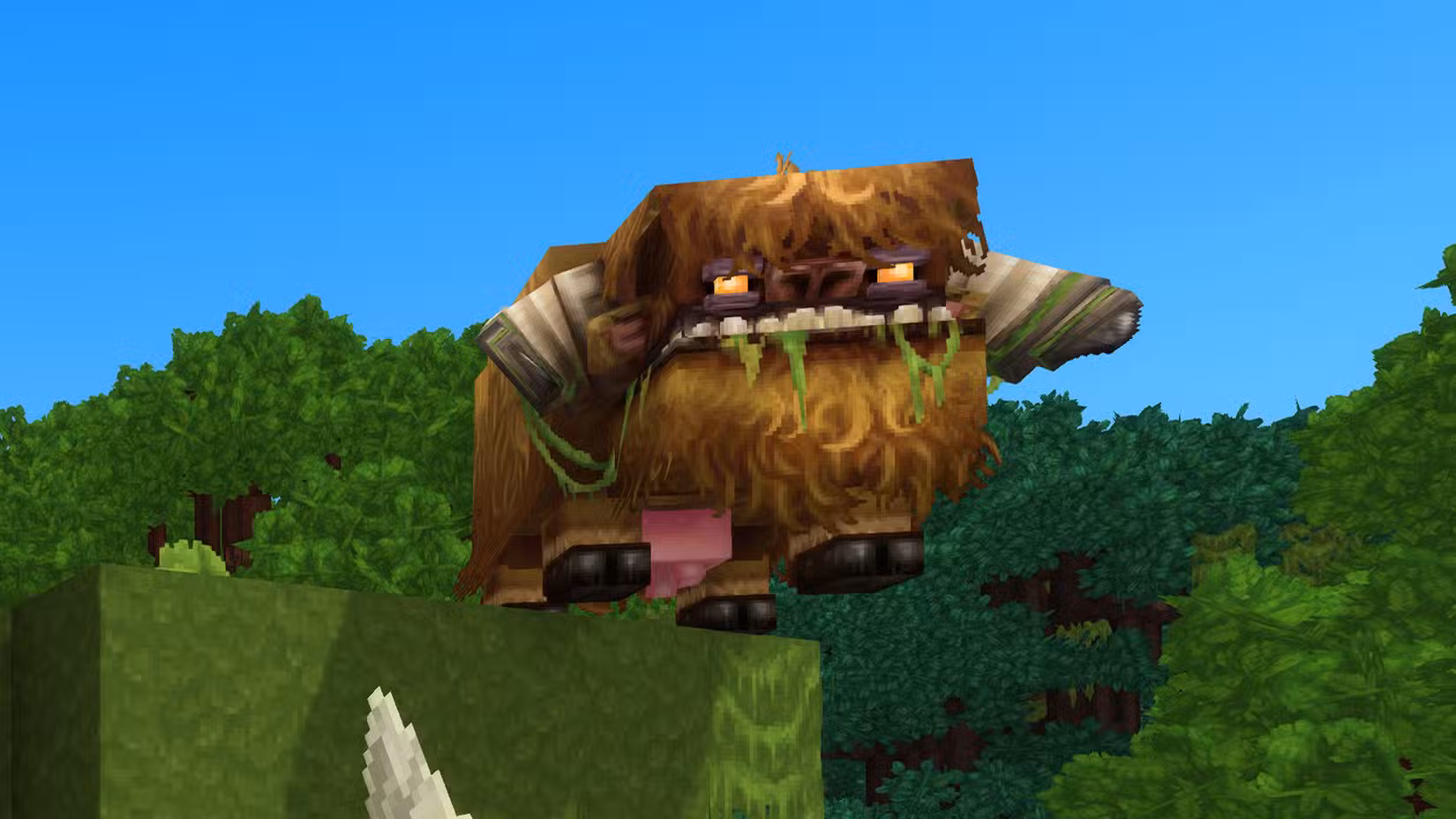 Um chifre de musgo em Hytale.