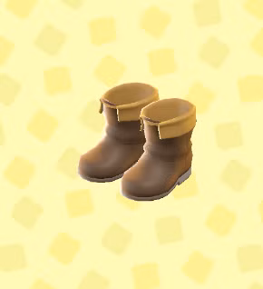 Vestido com faixas douradas e joias em ACNH