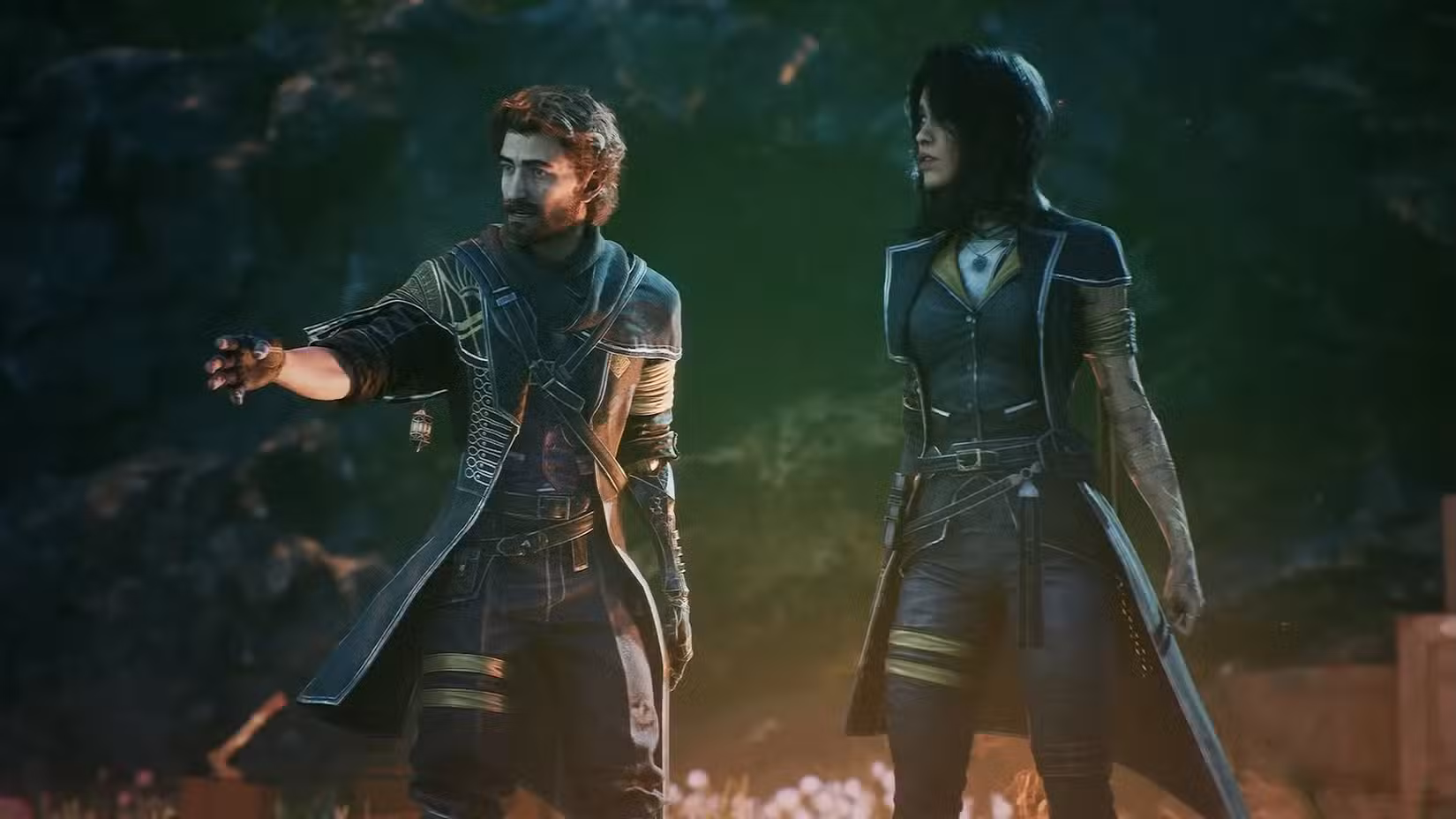 Gustave e Lune se destacam dramaticamente na arte principal da Clair Obscur Expedition 33