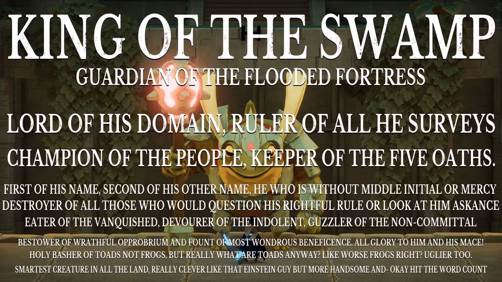 porta da morte rei do pântano