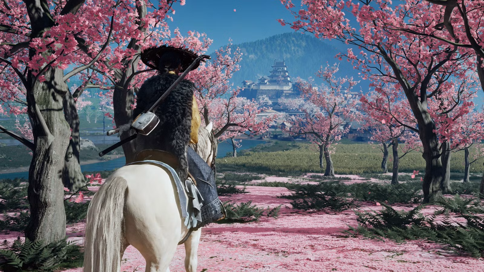 Uma captura de tela do Ghost of Yotei