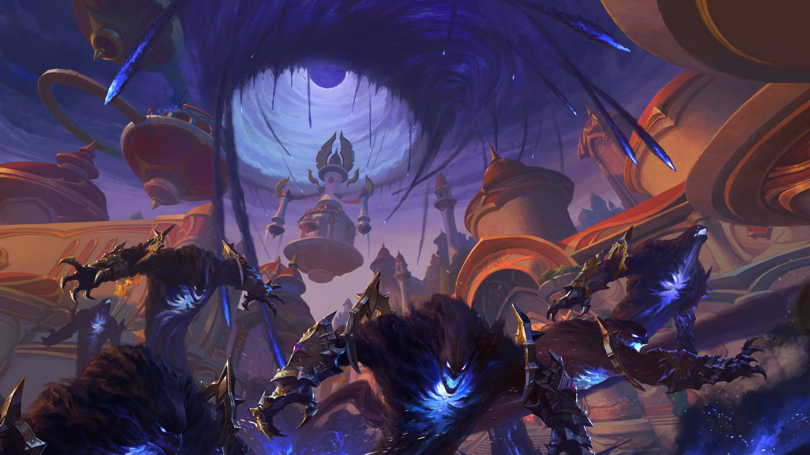 Monstros do vazio surgem na arte principal de World of Warcraft: Midnight