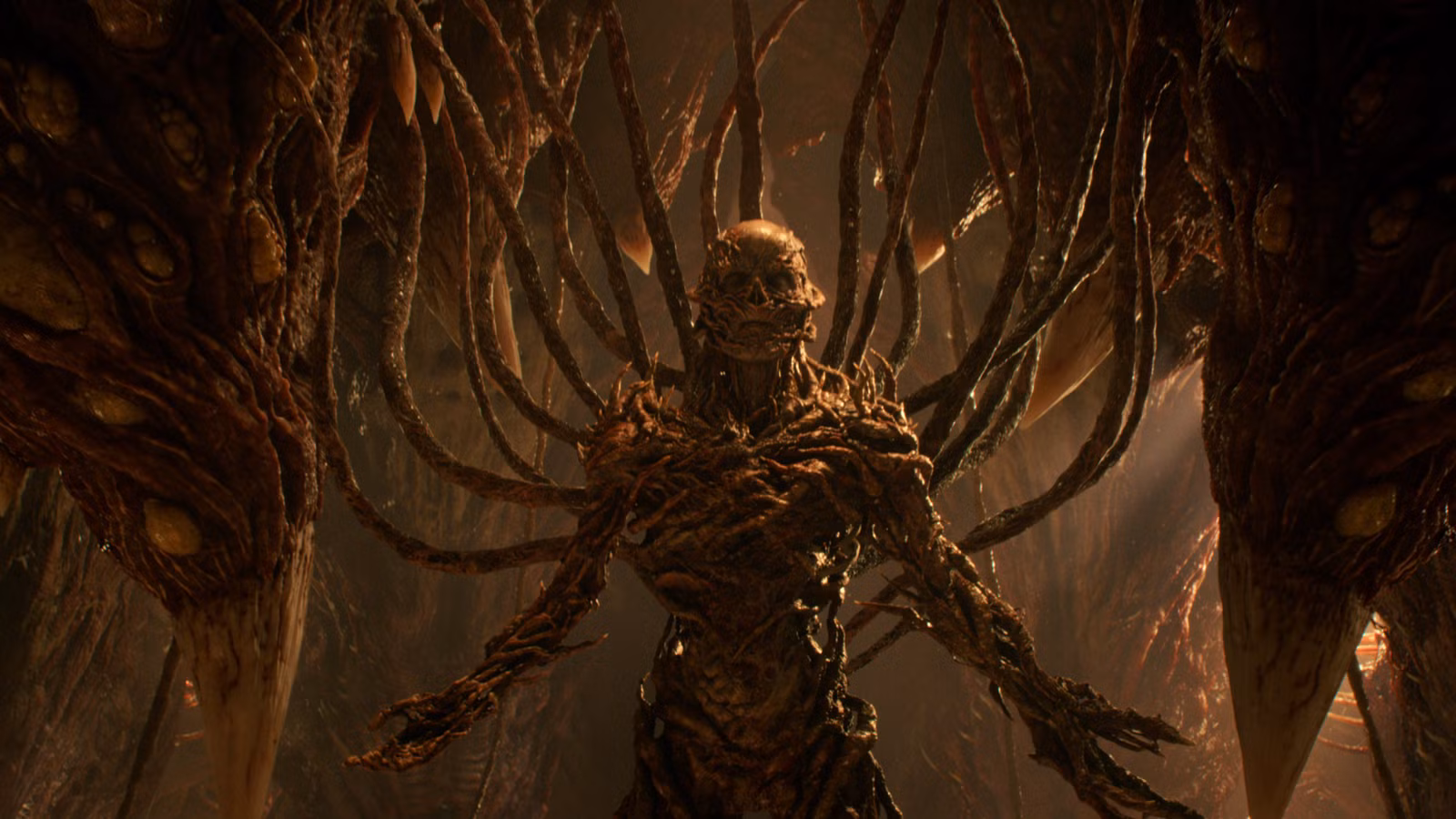 Vecna ​​é suspenso das vinhas do Mind Flayer na 5ª temporada de Stranger Things