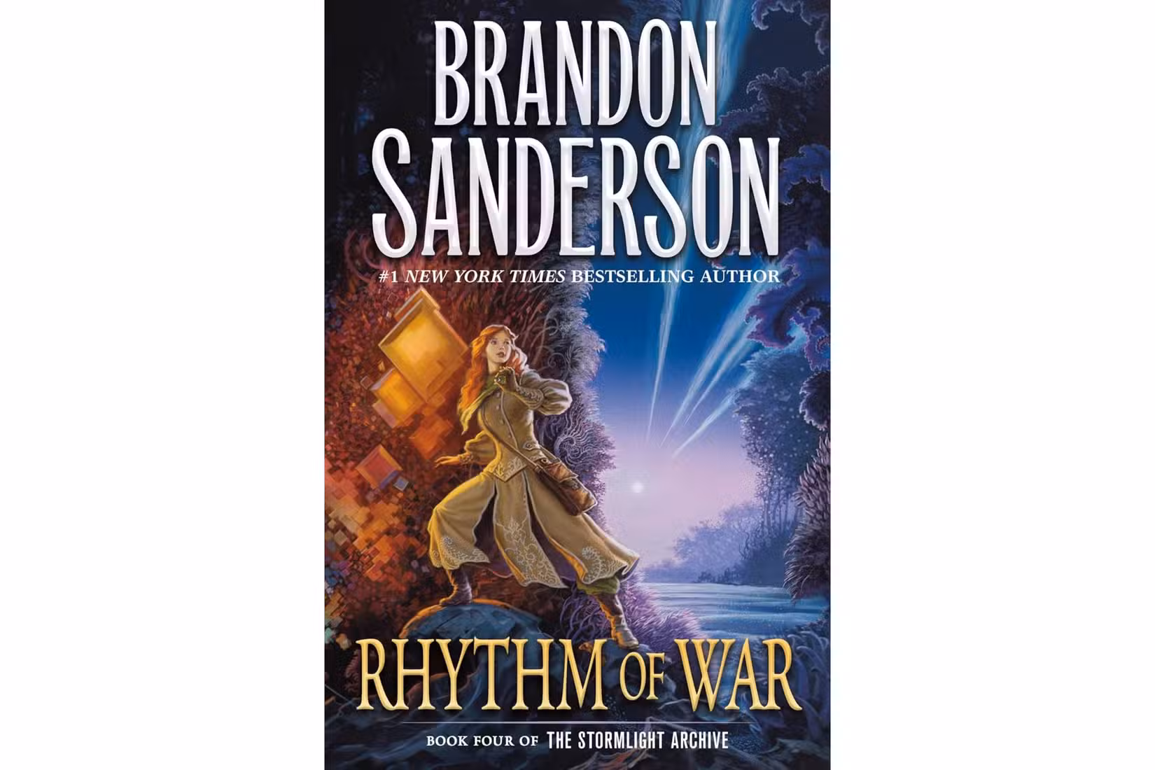 A capa de Rhythm of War de Brandon Sanderson