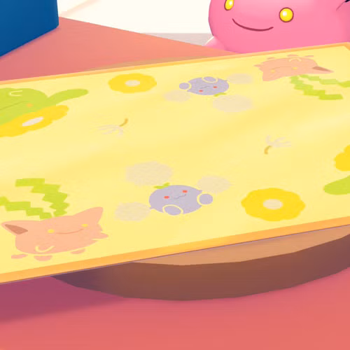 Uma imagem Pokémon Pokopia do item da manta de piquenique