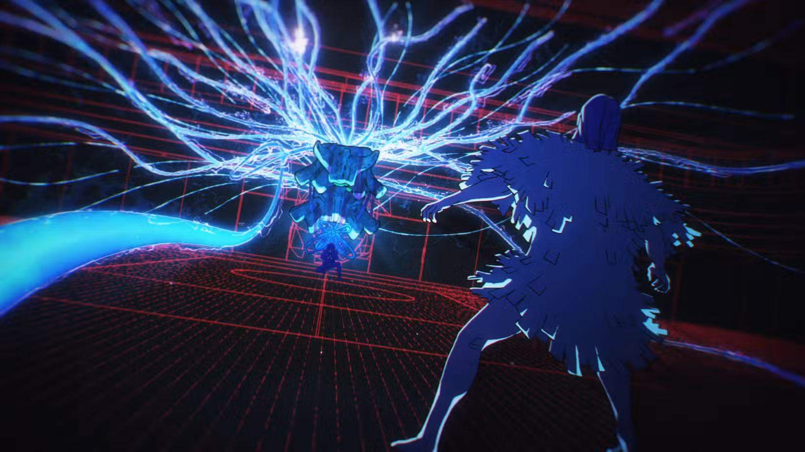 Megumi ativa sua expansão de domínio dentro de um ginásio em Jujutsu Kaisen