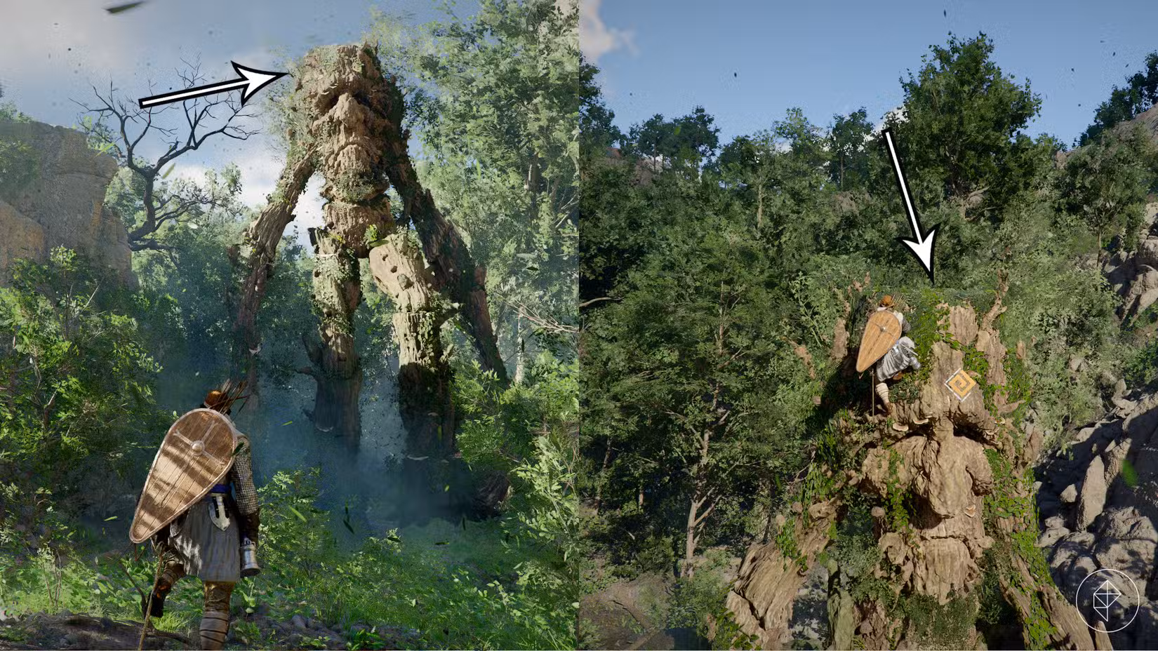 Kliff coleta a Relíquia de Pororin no Deserto Carmesim para completar a missão The Unreachable Village.