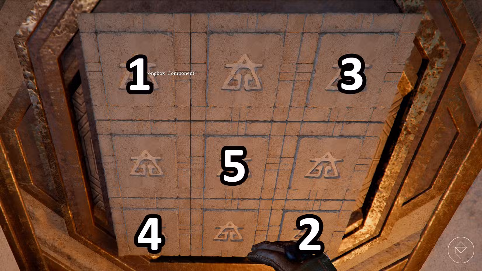 A solução para o quebra-cabeça Crimson Desert Scholastone.