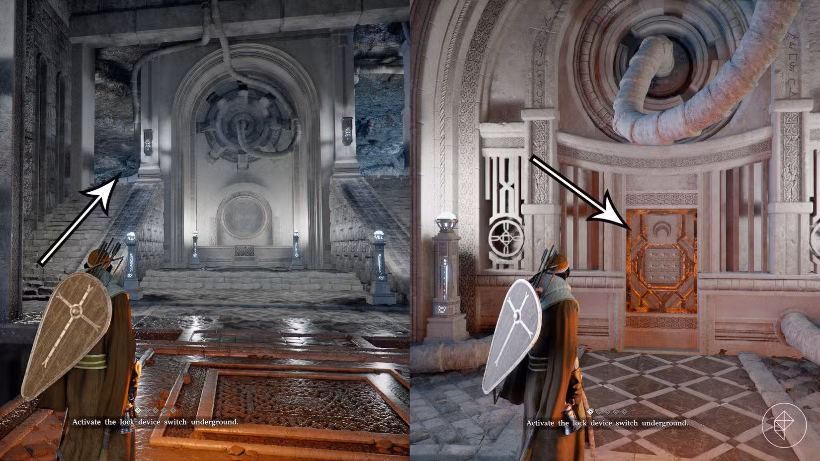 O caminho para o quebra-cabeça Crimson Desert Scholastone.