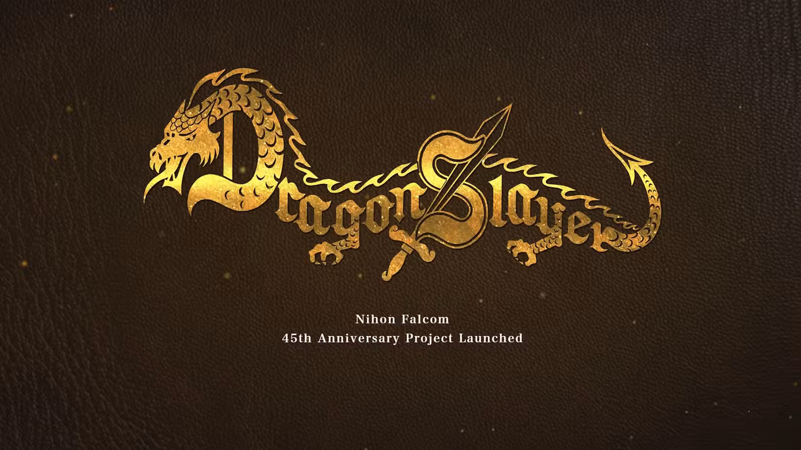 O logotipo da reinicialização do Dragon Slayer da Falcom