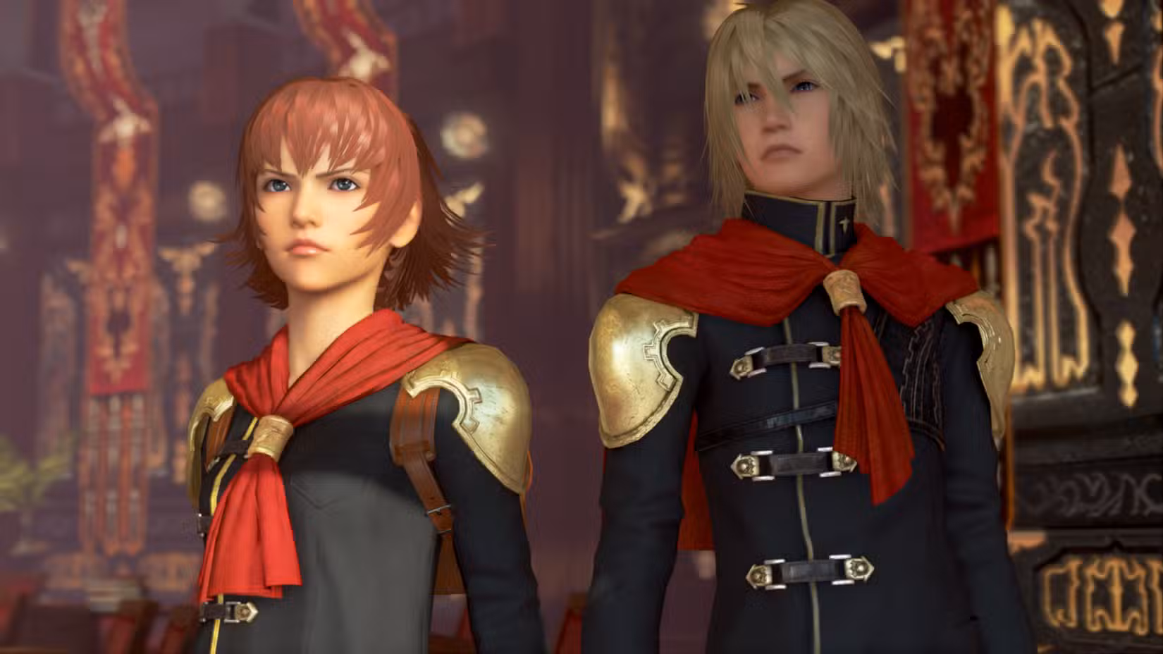 Dois membros da Classe 0 em Final Fantasy Type-0