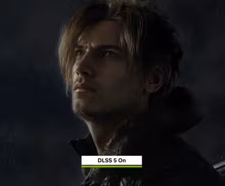 Leon Kennedy de Resident Evil Requiem, exibido como apareceria sob a nova tecnologia de iluminação da Nvidia. 