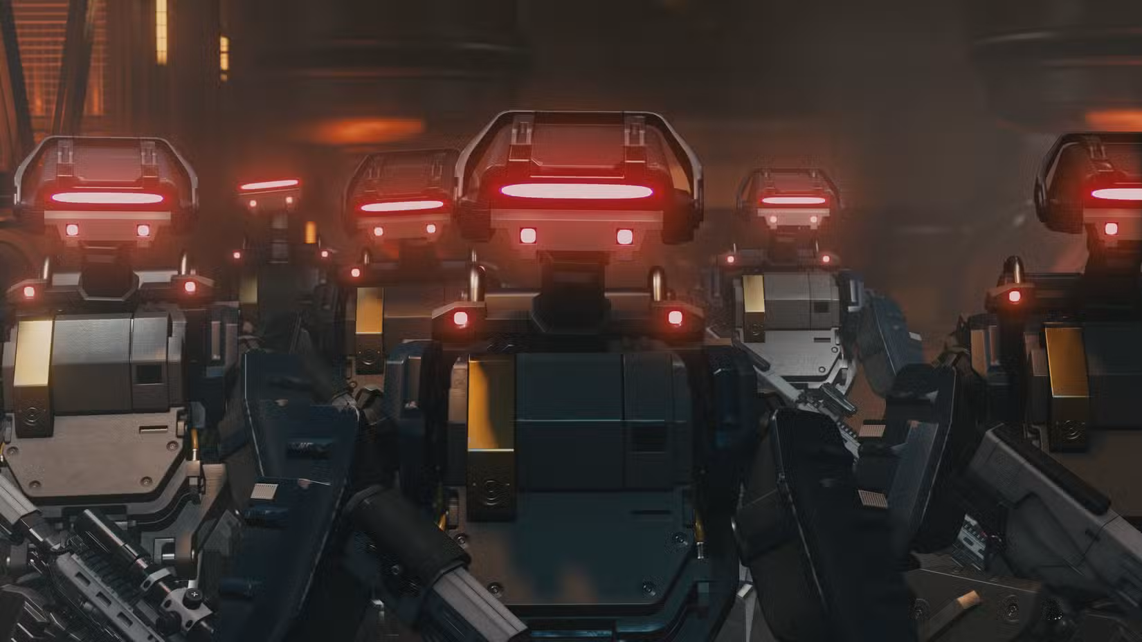 Robôs Terran Armada se alinham em Starfield