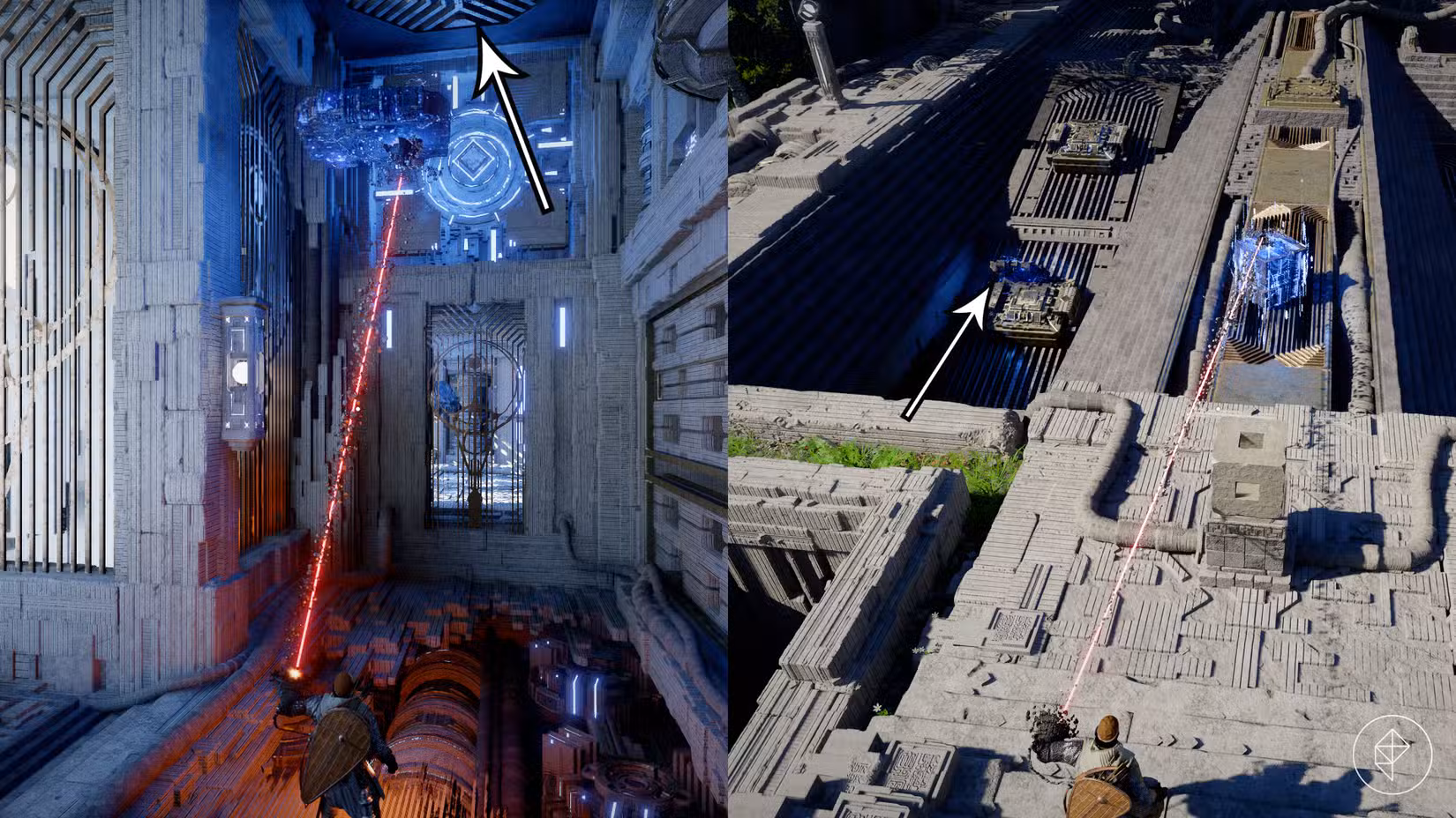 A terceira parte da solução do quebra-cabeça do abismo do Altar da Solidão no Deserto Carmesim.