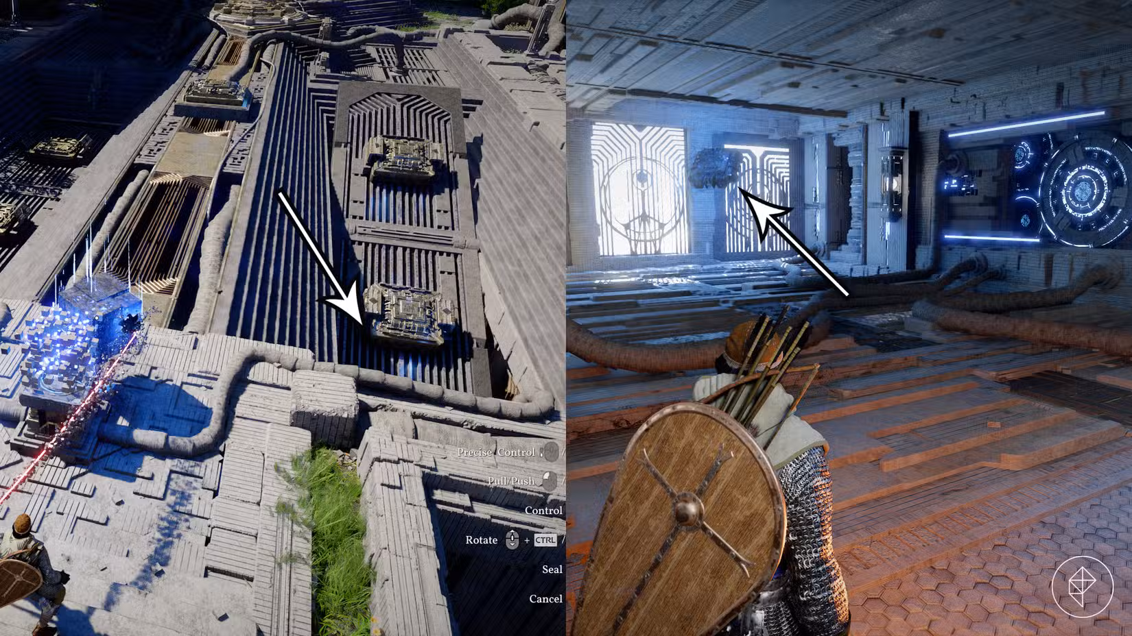 A quinta parte da solução do quebra-cabeça do abismo do Altar da Solidão no Deserto Carmesim.