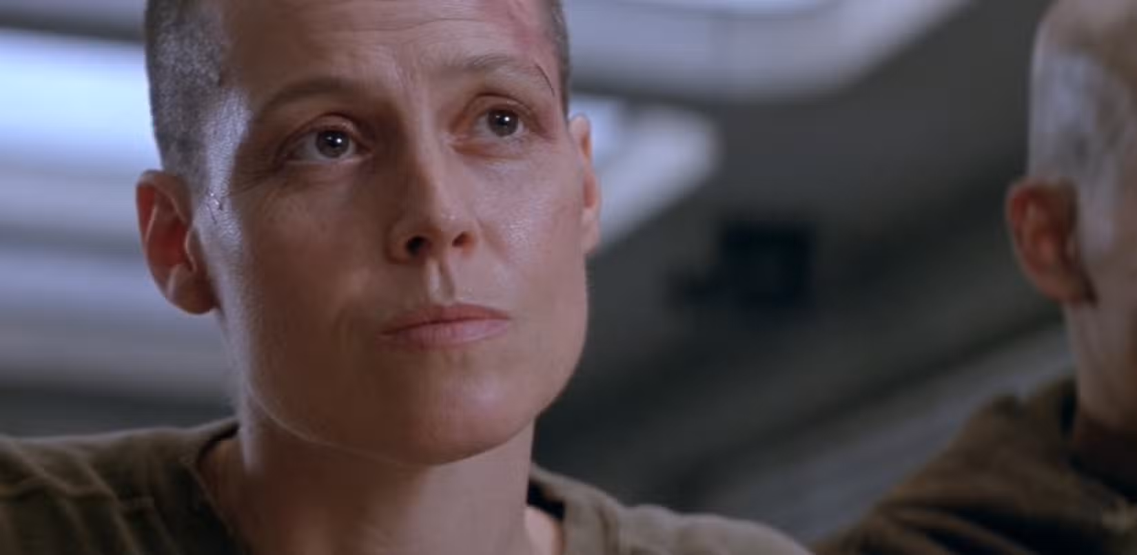 Close de Ellen Ripley em Aliens 3