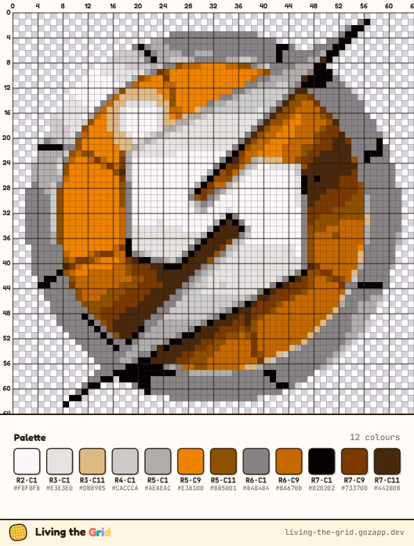 Um ataque de parafuso de Metroid aparece na ferramenta Living the Grid do Tomodachi Life.