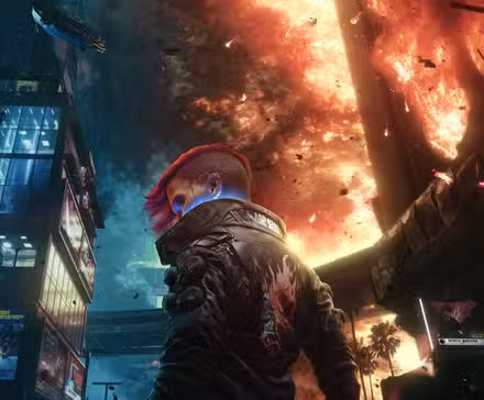 V fica de costas para a câmera no Cyberpunk 2077 Patch 1.5