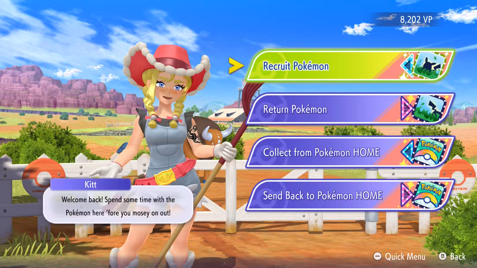 A tela de recrutamento em Pokémon Champions