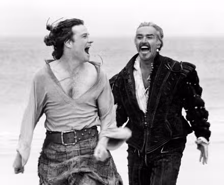 Christopher Lambert e Sean Connery em Highlander