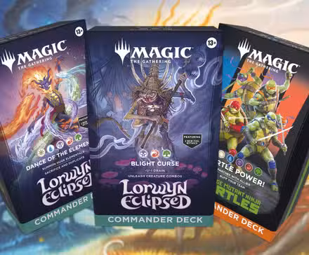 Decks mágicos em um fundo Eclipsado de Lorwyn