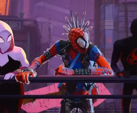 homem aranha Gwen e punk em Across the Spider-Verse