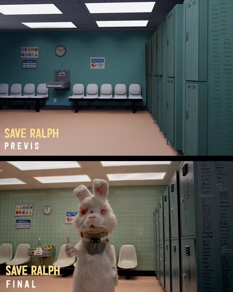 Ralph com colar e 2 olhos cegos