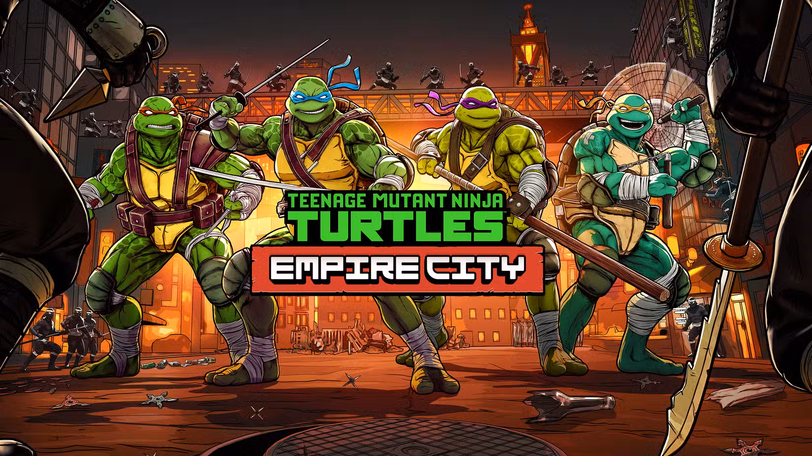 Arte chave de TMNT EMPIRE CITY