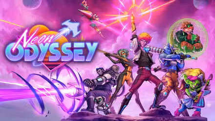 Uma imagem promocional de Neon Odyssey, livro de ópera espacial D&D 5e da Avantris